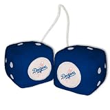 MLB L.A. Dodgers Plush Team Fuzzy Dice