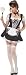 California Costumes Women's French Kiss Costume,Black/White,Medium