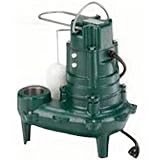 Zoeller M267 Waste-Mate Sewage Pump, 1/2 Horsepower, 115V