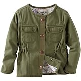 OSHKOSH(オシュコシュ) ツイルカーゴジャケット グリーン アウタージャケット 5歳【並行輸入】