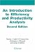 An Introduction to Efficiency and Productivity Analysis