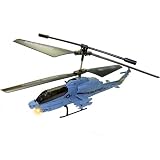 YIBOO UJ420 Mini U.S. Marine Gyroscope GYRO 3.5 Channel Infrared RC Helicopter - Blue by UJToys RC Helicopters