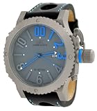 Adee Kaye #AK7210-MT Men's Titanium Finish Mondo G2 Collection Self Winding Automatic Watch