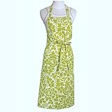 Zen Zen Chef Bali Green Printed Apron Zen Zen Chef Bali Green Printed Apron