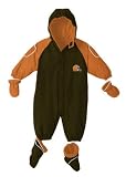 Cleveland Browns Newborn Alaska Hooded Creeper Set