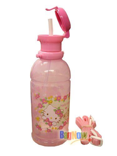 Hello Kitty Drinks / Water Bottle with Pop Up Spout  400ml