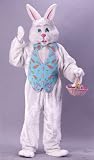EASTER BUNNY DELUXE MASCOT COSTUME WITH 2 HEADS