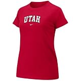 Nike Utah Utes Crimson Ladies Arch Crew T-shirt