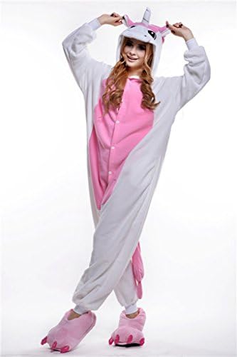 Pink Unicorn Costumes Onesie Adults Sleeping Wear Kigurumi Pajamas Cosplay