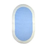Tadpoles Basics Braided Chenille Rug - Blue/ Ivory (36x60)