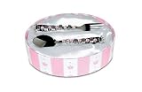 Mud Pie Baby Princess Baby Girl Spoon and Fork Set