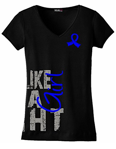 Fight Like a GirlSide Wrap Ladies V-Neck T-Shirt