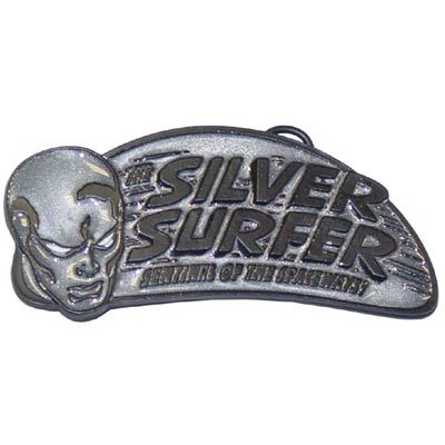Silver Surfer Sentinel of the Spaceways Enamel Belt Buckle