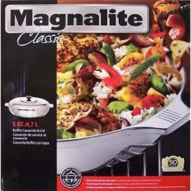 5 qt. BUFFET CASSEROLE DISH by Magnalite Classic