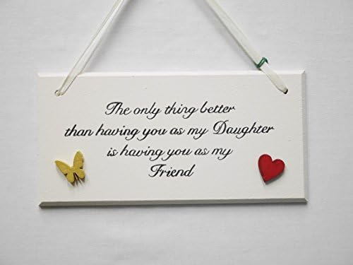 Daughter and Friend hanging plaque