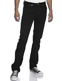 Levis Mens 501 Jean, Black, 38x32