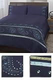 Jarva Blue King Size Duvet Cover Set