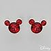 DISNEY Wonderful Earrings With Genuine Crystals title=