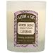 Savon et Cie Scented Candle, Lavender, 5.8 oz (165 g) (Pack of 2)