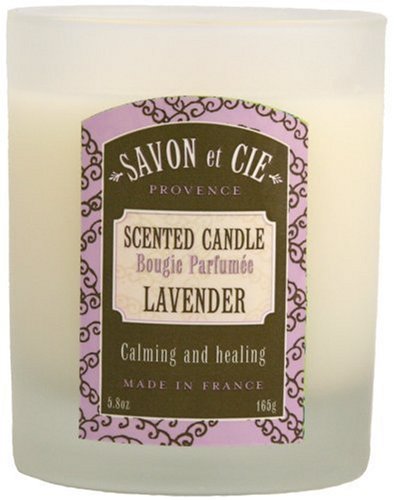 Savon et Cie Scented Candle, Lavender, 5.8 oz (165 g) (Pack of 2) by Savon et Cie