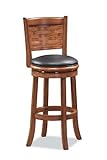 Distressed Oak Sumatra Swivel Stool - 24"