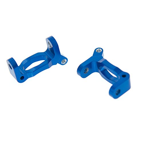 GPM Racing Caster Block Set for 1:18 Associated 18B2 + Other AE Models, Blue