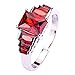 YAZILIND Bridal Wedding Cubic Zirconia Silver Plated Engagement Band Ring for Women Gift