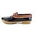 Axny Dylan-10 Women's Two Tone Bow Accents Slip-On Rain Loafer Flat Duck Shoes