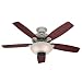 Hunter 21629 52 Inch Concert Breeze Ceiling Fan with Wireless Sound System, Brushed Nickel