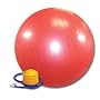 75 cm Burst Resistant Ball W/foot Pump Red