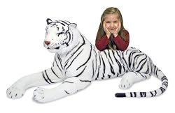 Melissa & Doug White Tiger Plush