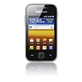 Samsung Galaxy Y S5360 - Smartphone libre Android (pantalla t�ctil de 3" 240 x 320, c�mara 2 MP, 180 MB de capacidad, procesador de 830 MHz, 290 MB de RAM, S.O. Android 2.3.5) color negro y plata