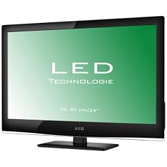 AEG CTV 2403 61 cm (24 Zoll) LED-Backlight-Fernseher (Full-HD, HDMI, DVB-T, DVD, USB) schwarz