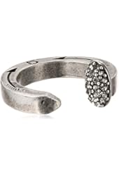 Giles and Brother Railroad Spike Silver Pave Ring