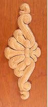 EMBOSSED WOOD APPLIQUE / ONLAY # 619 2 X 5 1/2