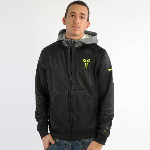 Nike Kobe 7 TKO F/Z Hoodie - Mens - Black/Anthracite/Volt