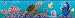 Blue Mountain Wallcoverings DS026240 Finding Nemo Self-Stick Wall Border, 5-Inch by 15-Foot