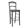 Carolina Cottage CC-VS24 AB 24-Inch Venetian Barstool, Antique Black
