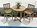 1 Premium Outdoor Teak Bar Bistro Patio Table