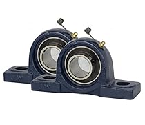 2 PIECES UCP205-16, 1 inch Pillow Block Bearing Solid Base, Self-Alignment, Brand NEW!

