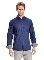 Broadway NYC Camisa Hombre Devon (Azul)