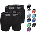 PUMA Herren Basic Boxer Boxershort 2er 4er 6er 8er Pack in vielen Farben