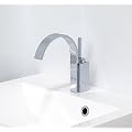 Design Einhandmischer Waschtischarmatur SA-039, Wasserhahn mit einhebelmischer Mischbatterie f�rs Waschbecken im Bad, Sanit�r-Armatur aus Chrom (verchromt), als Badarmatur / Hahn f�r jeden Waschtisch einsetzbar, DAW - Armaturen