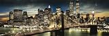 Produkt-Bild: 1art1 48836 New York - Manhattan, Tag Und Nacht Midi-Poster 91 x 30cm