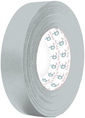Devek Professional's Choice Premium Spike Tape Matte Cloth With Rubber Adhesive 12.5 Mil Thick 1/2 Inch x 50 Yards Grey