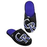 MLB Colorado Rockies 2011 Big Logo Slide Slipper Hard Sole Large