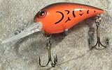 JLVLures Shallow Crankbait Red Eclipse : Diver Lures JLV Freshwater Smallmouth Steelhead Pike Salmon Trout Perch Whiper Mid Depth Walleye Casting Bass Hook Treble Bronze Boat Dock Brook Bay Fatty Stump River Trolling Weed Surface Topwater Shad