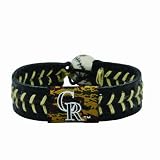 MLB Colorado Rockies Camouflage Baseball Bracelet