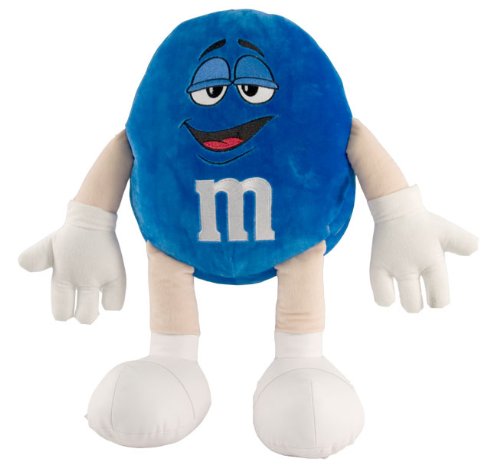 M&M Character Medium Plush, Blue
