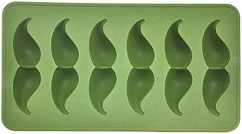 HenWa Silicone Moustache Freezer Ice Cube Tray Mold Maker